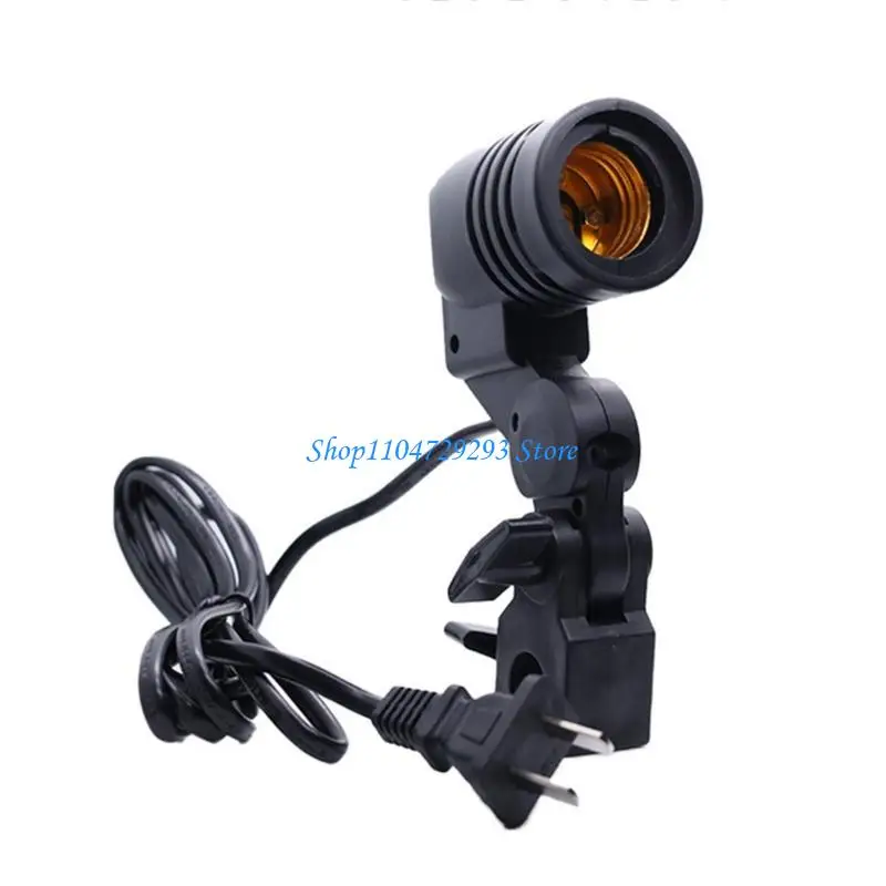

Y2GD Photography Light Stand Mount with Adjustable E27 Light Socket Freely Rotation