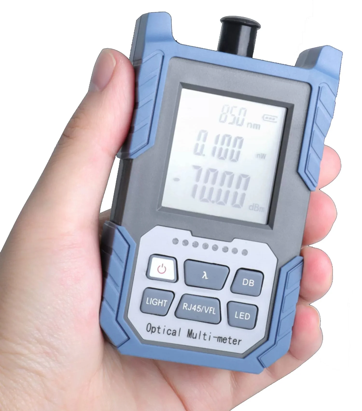 

FTTH Mini Optical Power Meter OPM Fiber Optical Cable Tester SC/FC/ST Connector -70~+10dBm