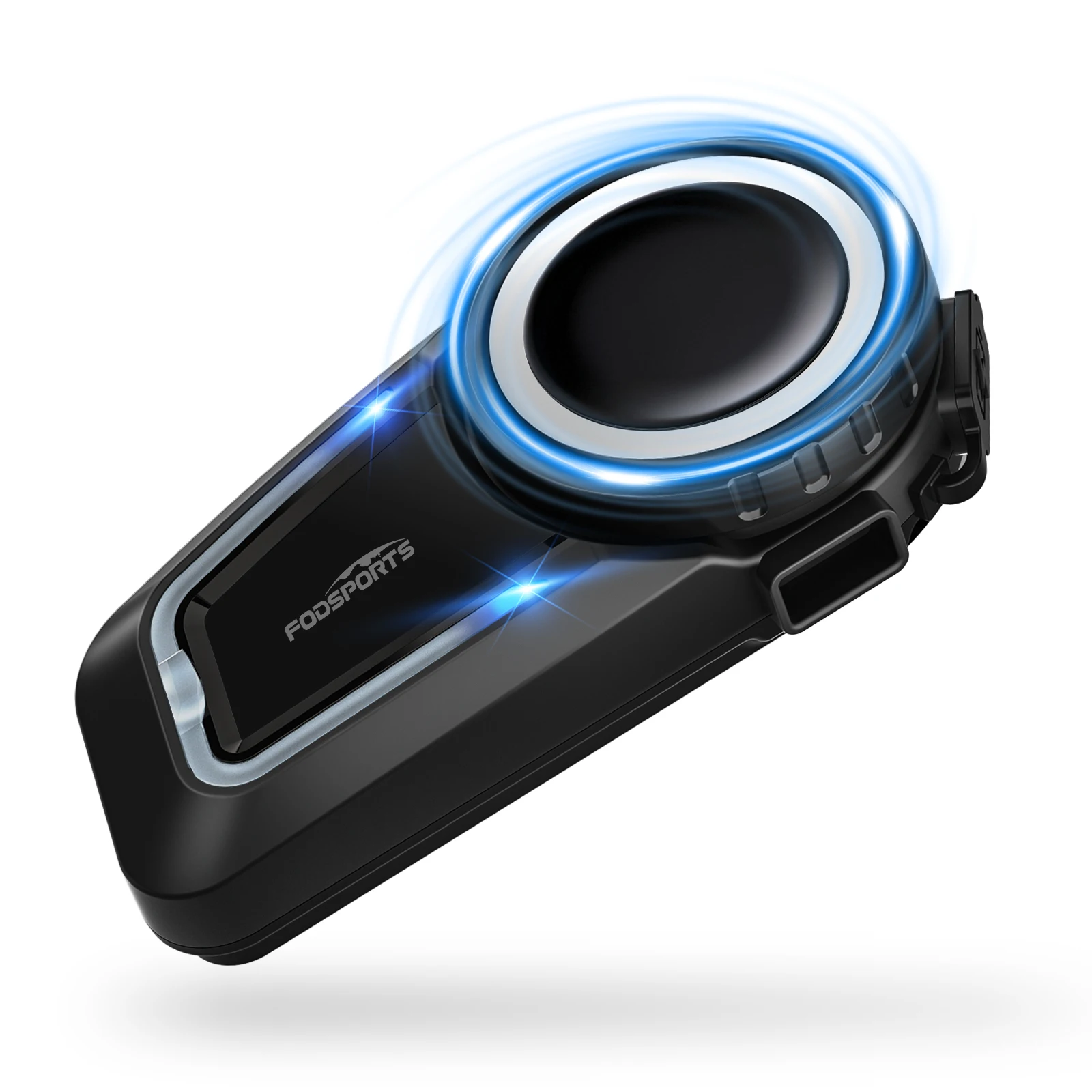 Fodsports FX7 Mesh Intercom Bluetooth-Motorradhelm-Headset, Dual Core BT5.4, max. 10 Fahrer 2000 m, Audiomischung + FM + Musikteil