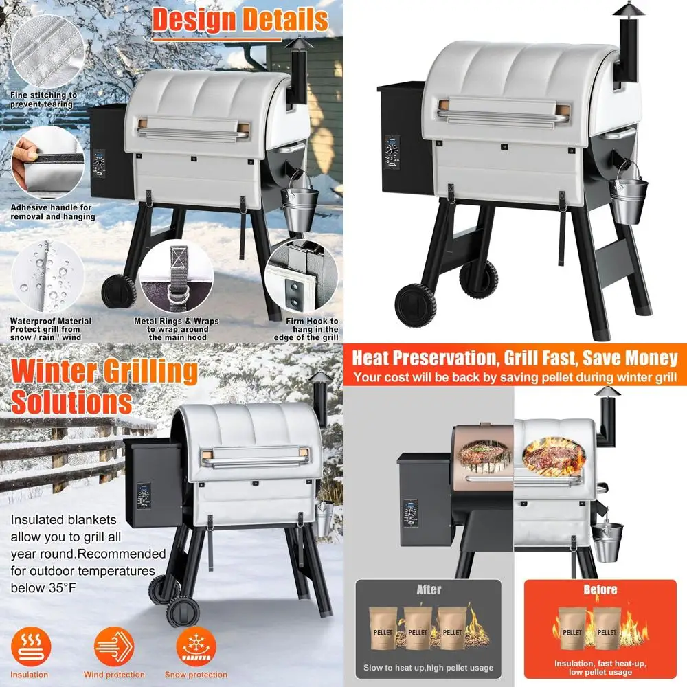 

Traeger Pro Series Insulated Grill Cover - Compatible with Pro 575, Pro 22, Pro 20, Lil' Tex Elite, Replaces BAC626 & BAC344 for