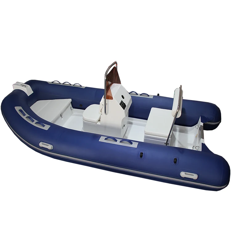 Rib-390 High-speed Luxury Rescue Fiberglass V-Hull Inflatable Yacht Tender