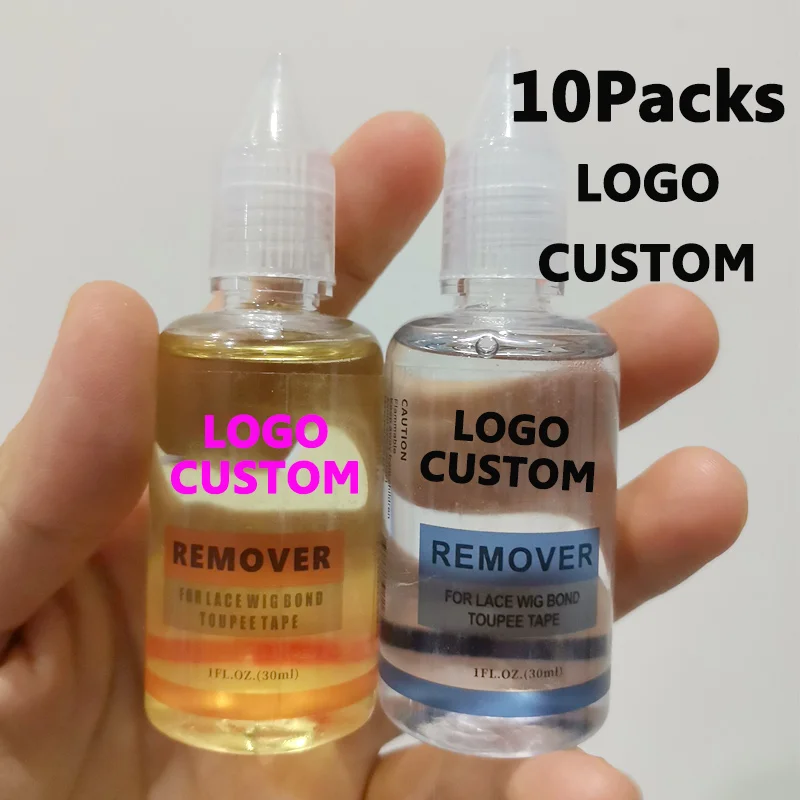 

Lace Wig Glue Remover With Private Logo Hair Replacement Bonding Glue Remover 10Pcs Wig Adhesive Lace Glue Remover