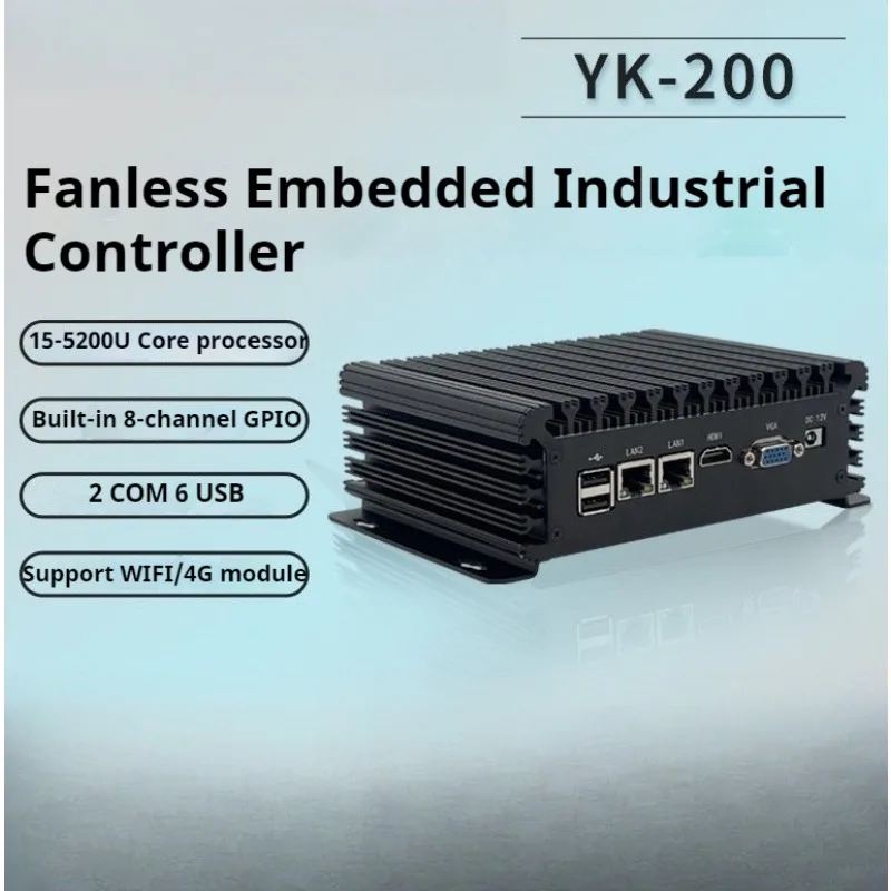 

The original i3/i5/i7 mini host fanless low power consumption 5200UminiPC is embedded in the industrial computer