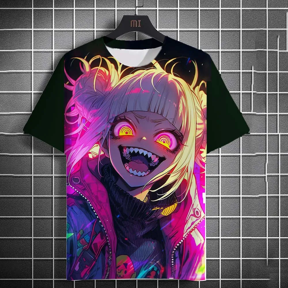 Cartoon Tattoo Girl Pattern Men\'s T-Shirt 3d Printed Oversized Sweatshirt For Men Bad Girl Harajuku Top Short Sleeve T Shirts