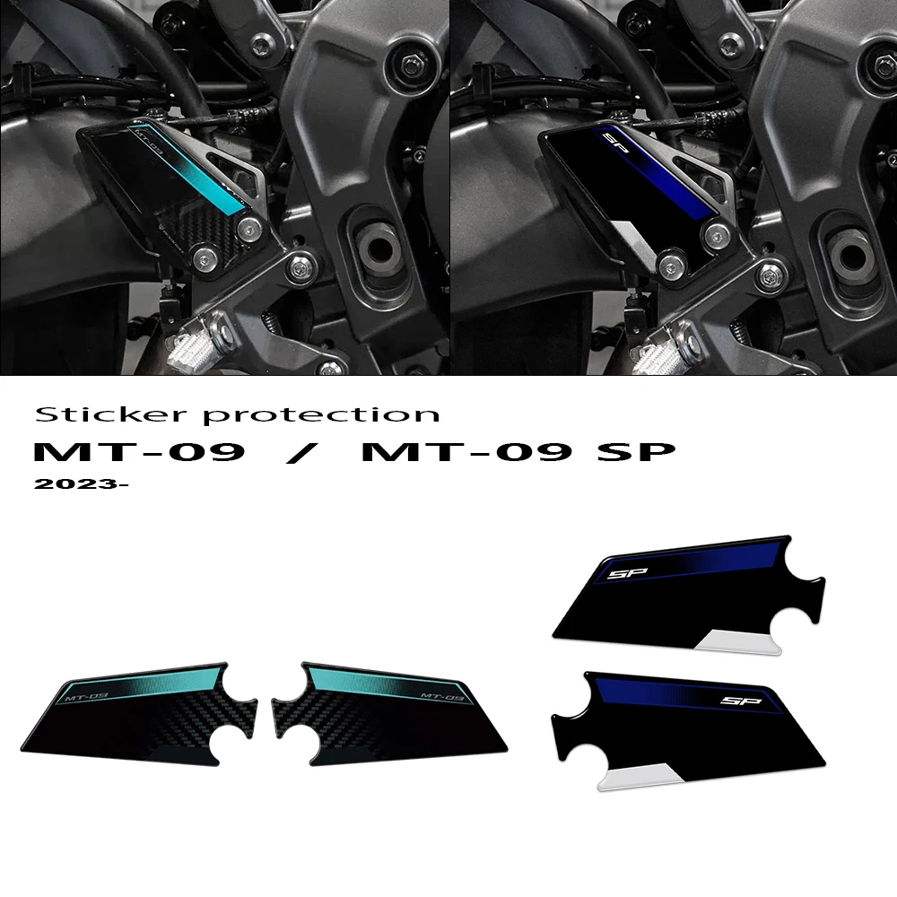 

MT09 SP 2025 Accessories 3D Epoxy Resin Heel Protection Sticker For MT09 SP MT-09 2024 2025 Motorcycle Protective Sticker