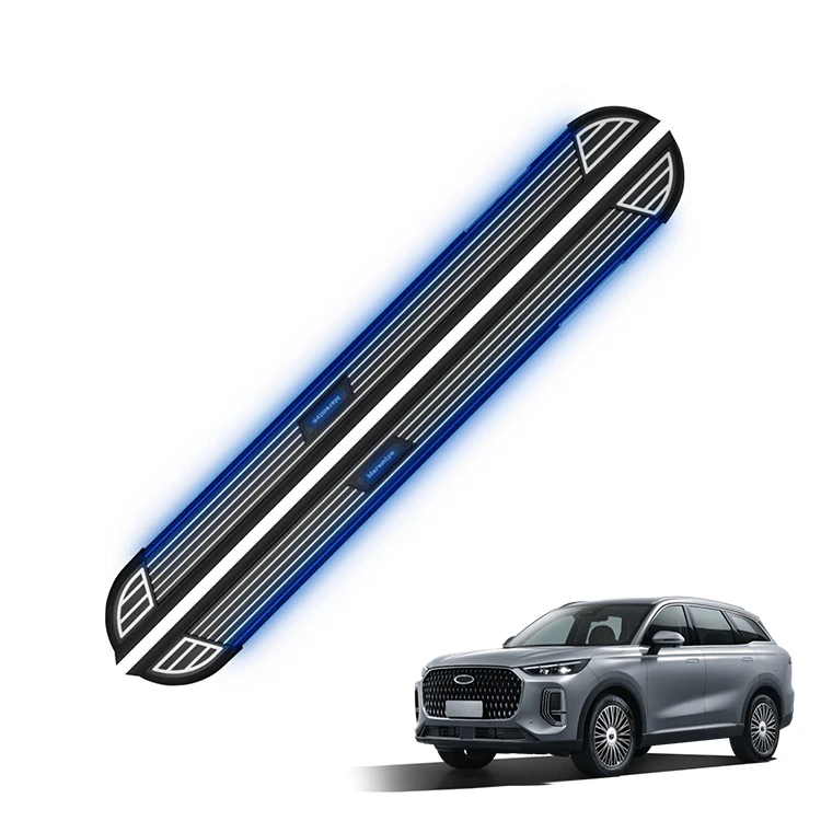 Car Accessories for Chery Tiggo 8L Running Board Aluminum Alloy Side Step New Energy Vehicle Exterior Nerf Bar Parts