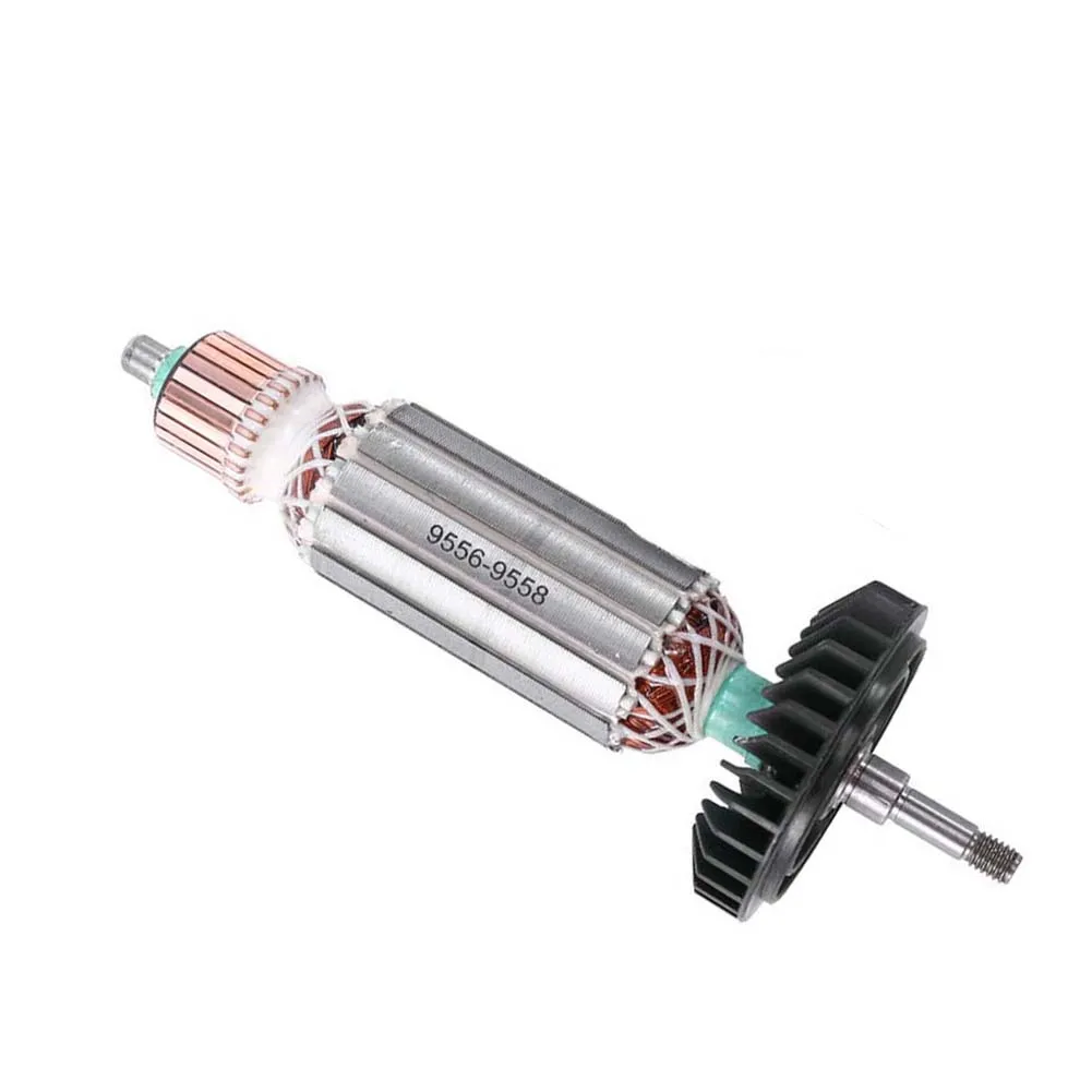 1pc Anchor Rotor Parts Number 515613-9 For 9557HN 9557NB 9558HN 9558NB 9556N Angle Grinder 220V-240V Anchor Rotor Power Tool Acc