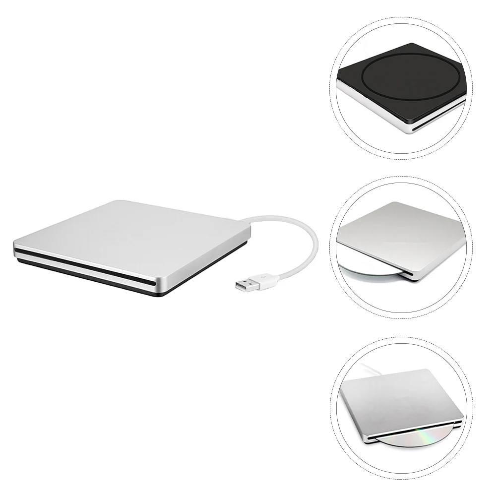 

DVD Burner External Writer Drive Portable USB 3.0 Laptop Computer Player DVD ROM Rewriter Practical Home Use Data Backup File