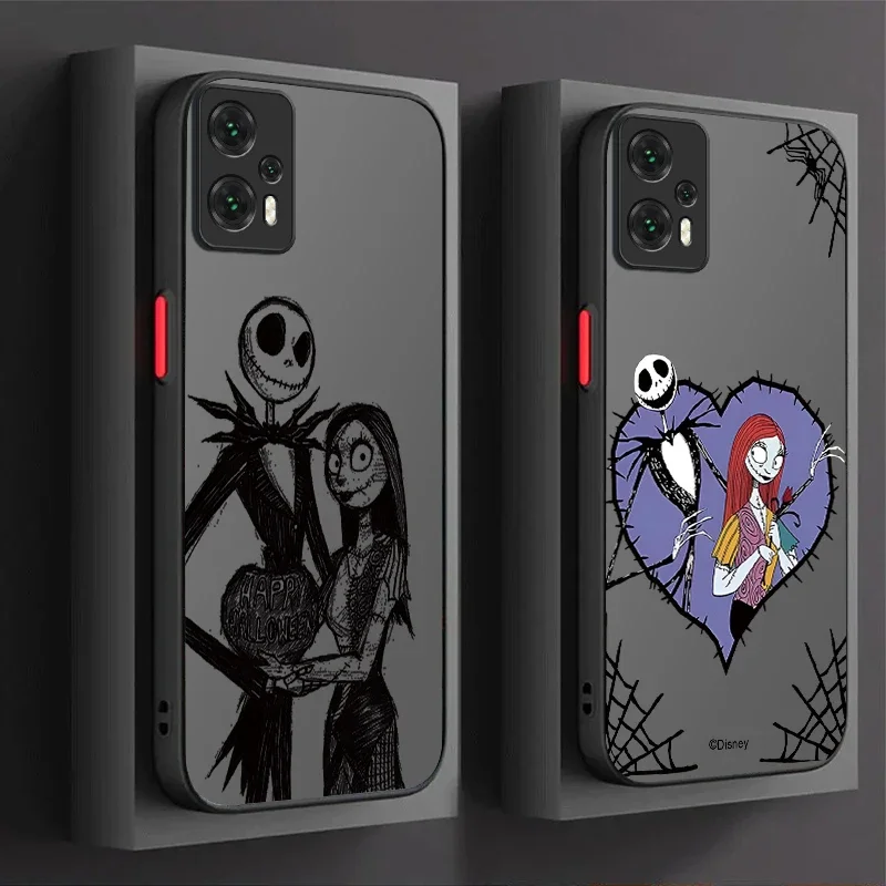 Disney Nightmare Before Case For Xiaomi 13T 12T 11T 10T 13 12 11 Lite 5G NE POCO M6 Pro 4G M5S C65 X6X3 NFC X4 GT X5 F3 F4 F5 F6