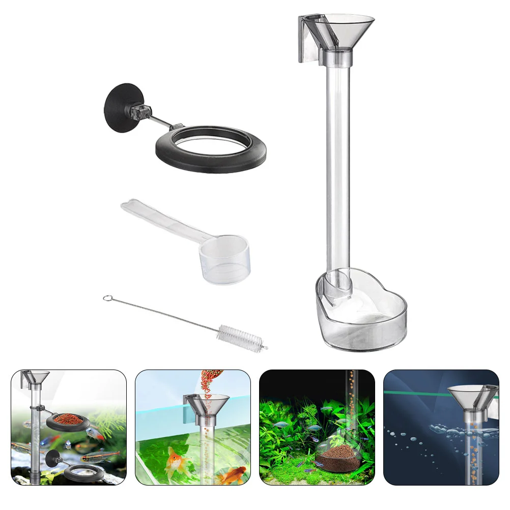 Fish Tank Feeder Multifunctional Shrimp Tube Automatic Accessories Vacation Aquarium Tropical Feeding