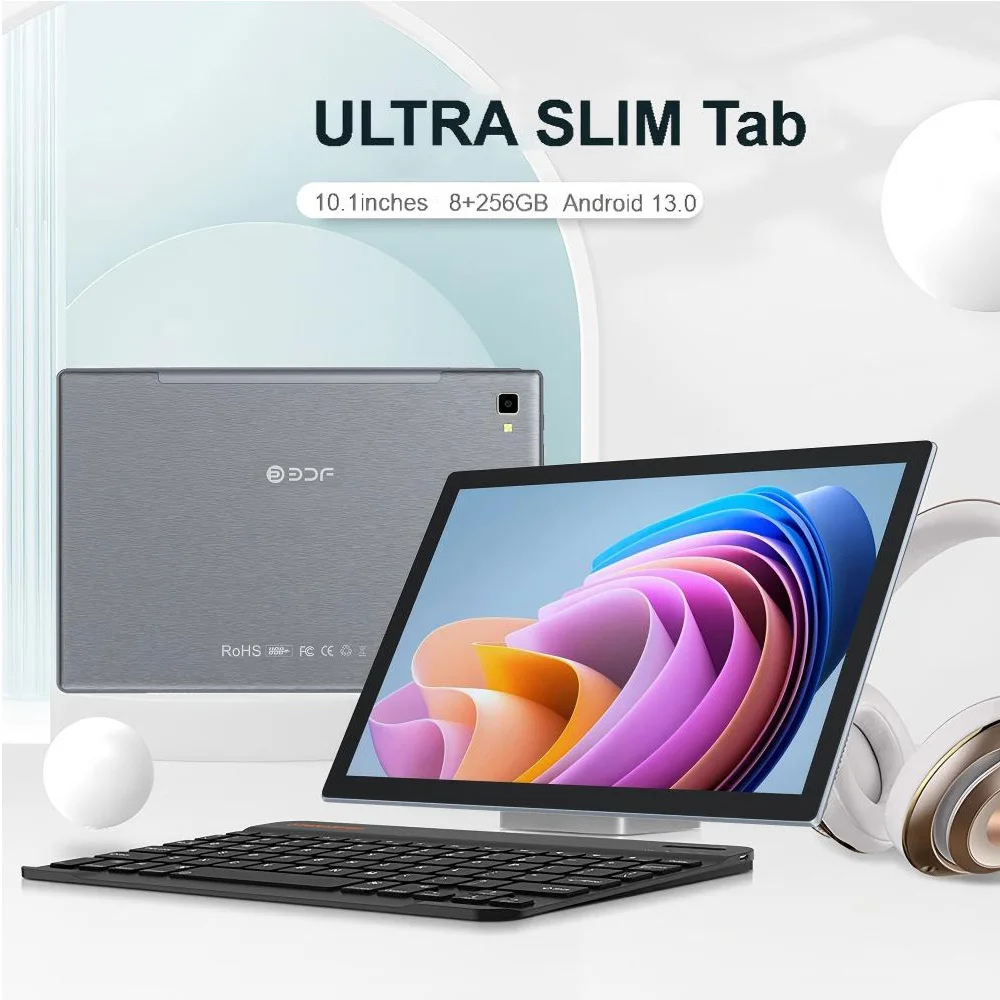 10.1 นิ้วแท็บเล็ต Android Octa Core 8GB RAM 256GB ROM Dual SIM WiFi เครือข่าย 4G LTE AI Speed-up Google Play แท็บเล็ตพีซีที่รองรับ