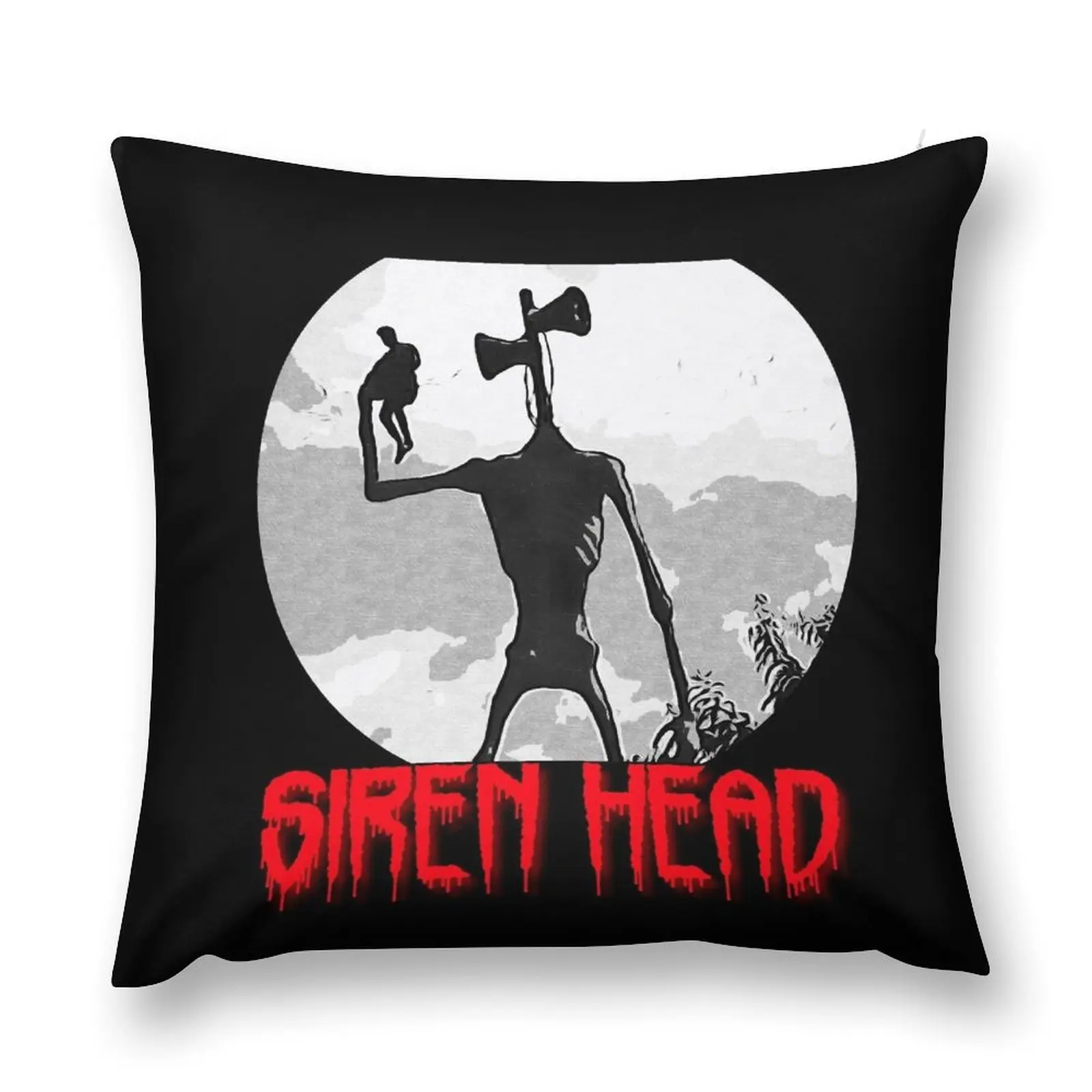 

Siren Head Throw Pillow Cusions Cover Christmas Pillowcase Decorative Cushion pillow