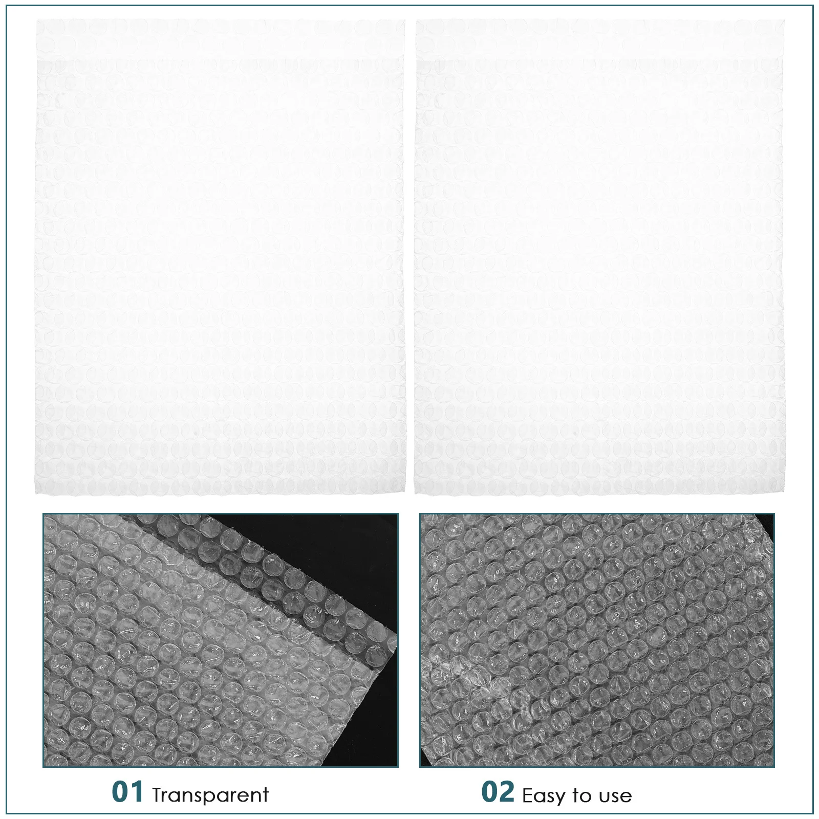 100 قطعة من أكياس الفقاعات شديدة التحمل لحماية النقل وأكمام الشحن ومستلزمات التعبئة ووسادة طبق الأطباق #5