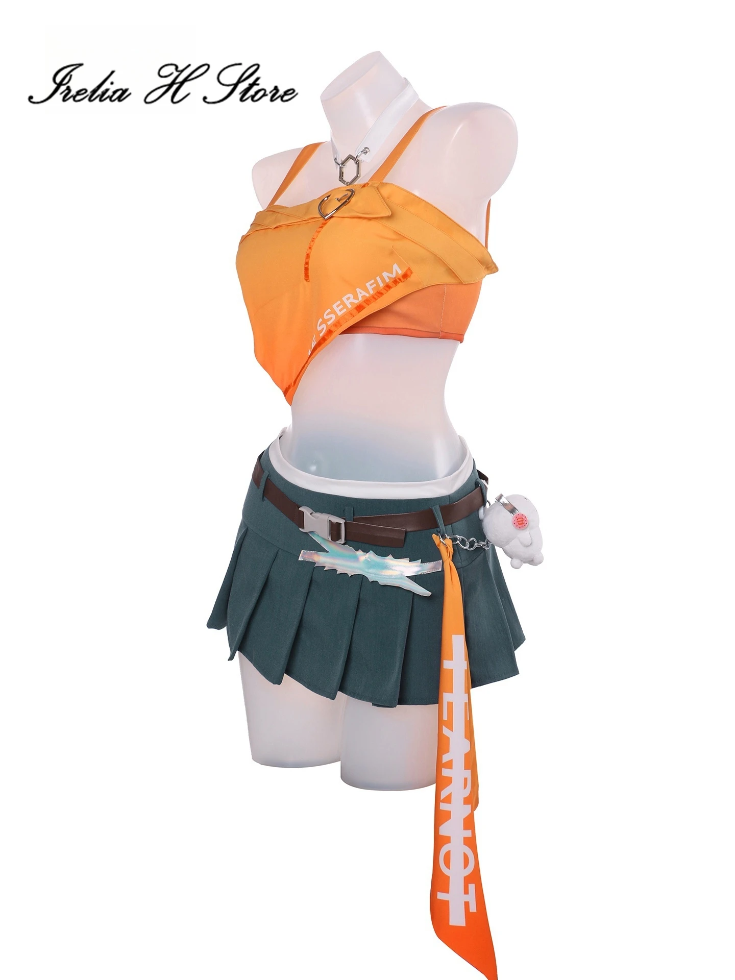 Irelia H Anime OW Mercy 코스프레 의상 Mercy Angela Ziegler K-pop 복장 여성 할로윈 의상