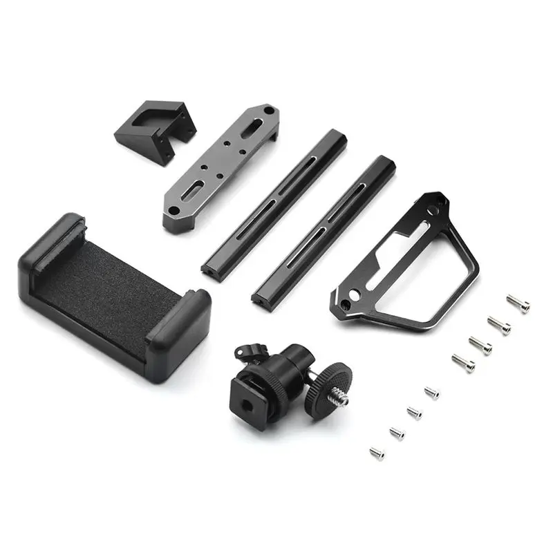 

Metal Transmitter Protector Frame And Phone Holder For Flysky Noble NB4 Nb4pro NB4+ Remote Control RC Aircraft Easy To Use Black