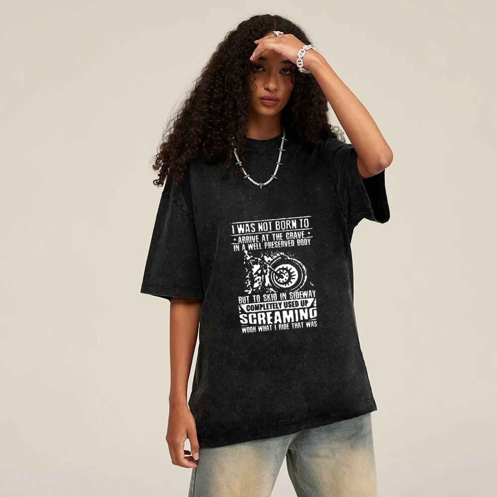 

Женская хлопковая футболка Y2K Wild Riding Quote Graphic Free Spirited VibeTrendy Black Casual Top Y2K Trend Easy - Match Top
