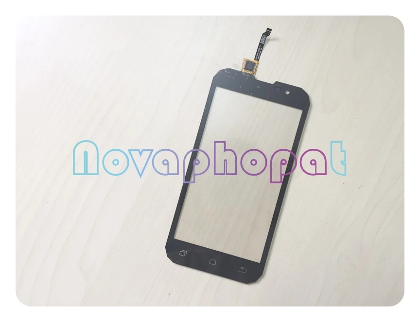 Novaphopat Black Touchscreen For Geotel G1 Waterproof MTK6580A Touch screen digitizer Sensor screen Touchpad Replacement
