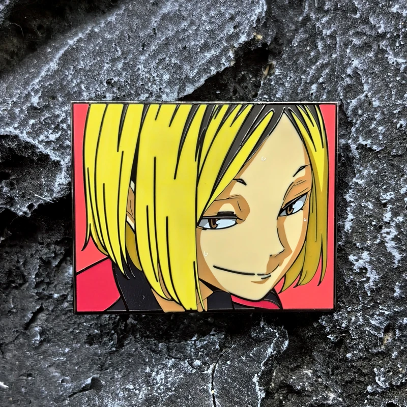 Japanese Anime Pin Badge On Backpack Cartoon Haikyuu Kozume Kenma Brooch Pins For Clothes Broche For Schoolbags Friends Gifts