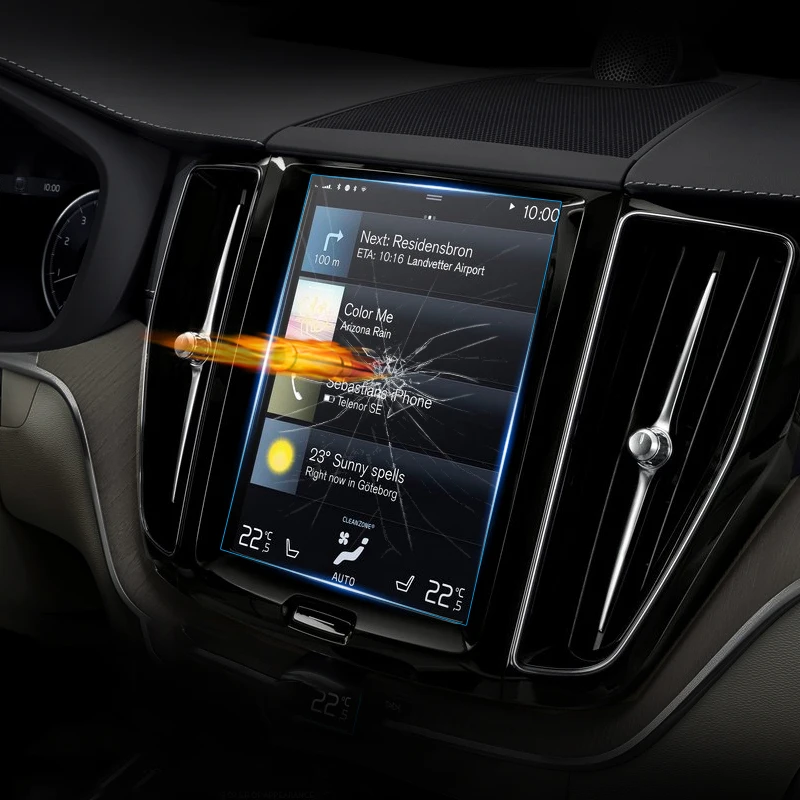 ل فولفو XC60 XC 60 2018 2019 2020 2021 2022 2023 2024 2025 الزجاج المقسى شاشة الملاحة شاشة فيلم الملحقات