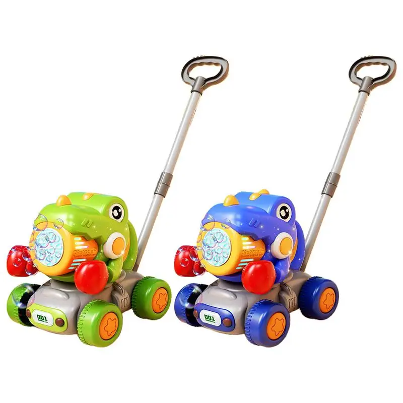 Cortacésped burbujas dinosaurio juguete a prueba de fugas impermeable juego portátil para niño de 3 años jardín patio trasero diversión en la playa