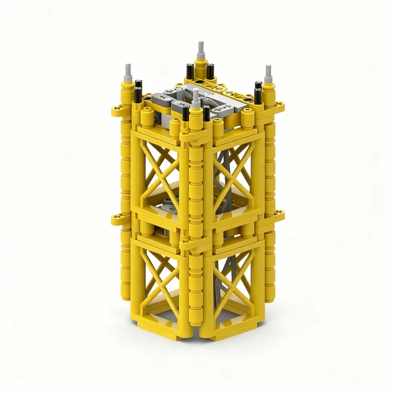 2149pcs MOC City Construction City - Tower Crane = Essential Modules Model Building Blocks Toys Architecture Christmas Gift 3D