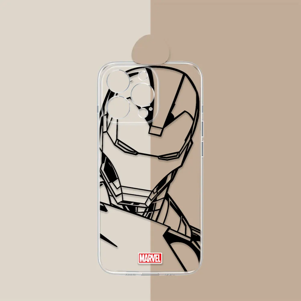 Marvel SpiderMan IronMan Venom Case For Infinix Note 40PRO 30 30 12 Vip 12G96 11 10 Tecno Camon 30 20 19 Pova 6 5 PRO Cover Capa