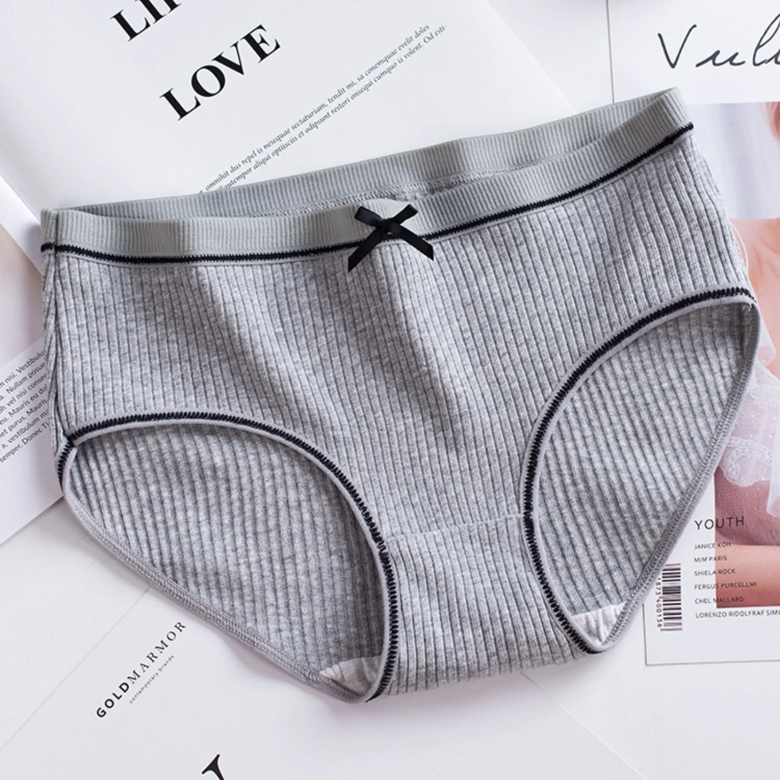 

Women Crotch pure Panties Underpants Sexy Seamless Comfortable Underwear Solid Briefs Ladies Low-Rise Lingerie Underwears
