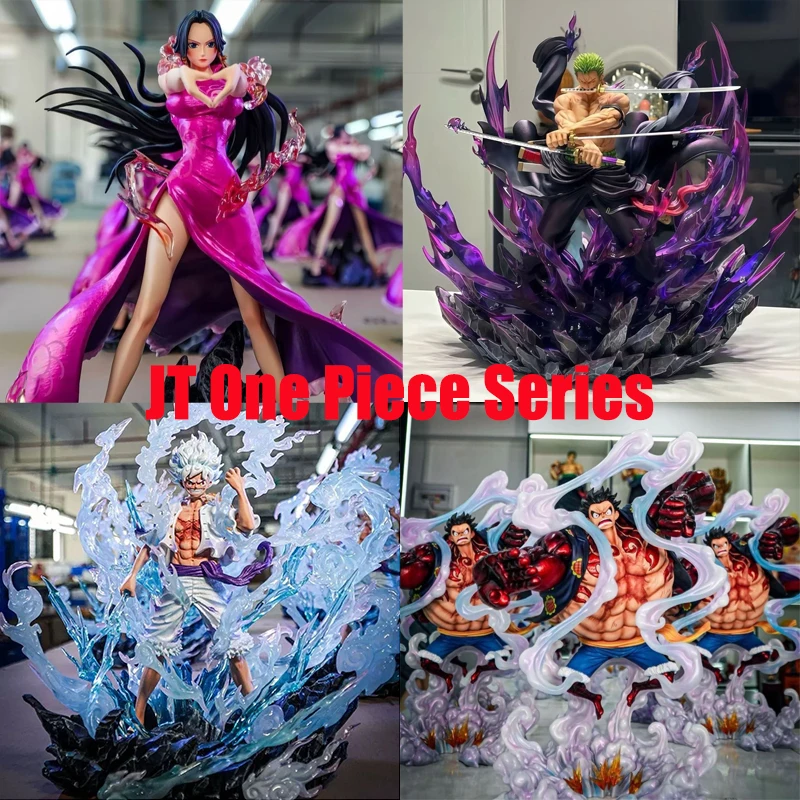 

JT Statue Anime One Piece Series Zoro Sanji Nika Luffy Boa·Hancock Figures Pvc Statue Collection Model Room Decoration Gift Toy