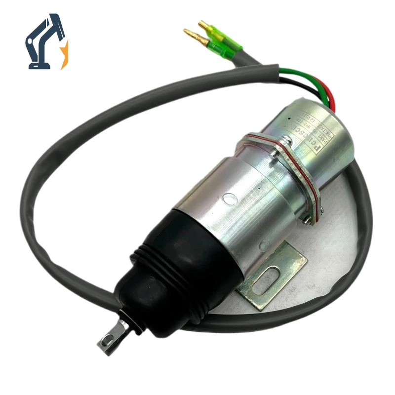 

12v Flameout Solenoid Valve Mv2-17a Excavator Accessories Suitable For Isuzu Flameout Switch