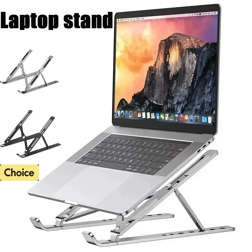 

Portable Laptop Stand Aluminium Support Laptop Base For Macbook Pro Holder Adjustable PC Tablet Stand Computer Accessories