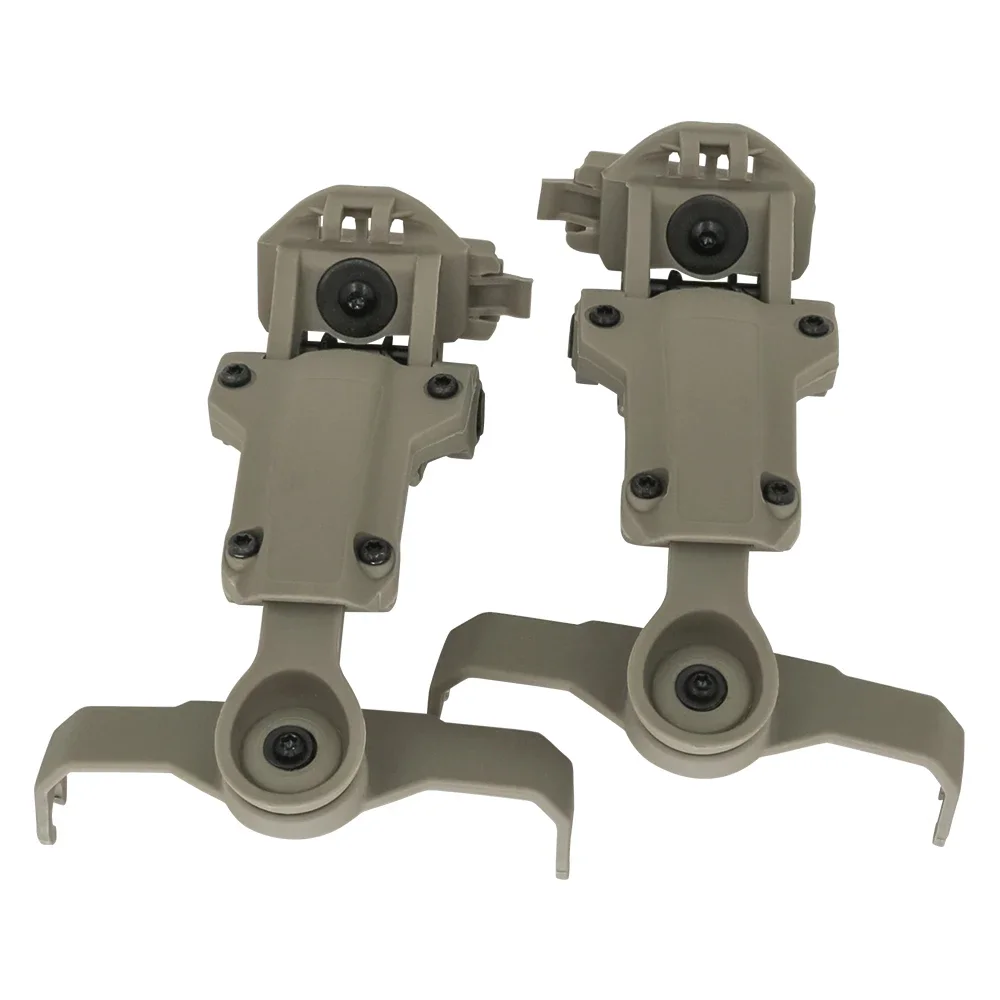 Airsoft Headset ARC Helmet Bracket Version MSASORDIN Tactical Headset Noise Reduction Hearing Protection Shooting Headset