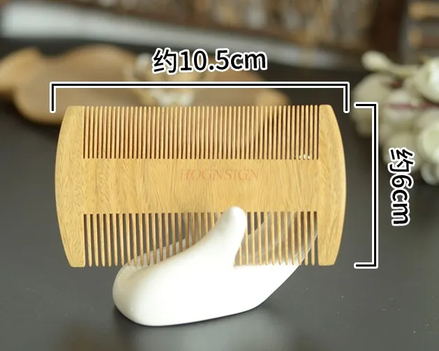 

Large sandalwood comb Sandalwood flea comb Double sided comb Green sandalwood beard comb