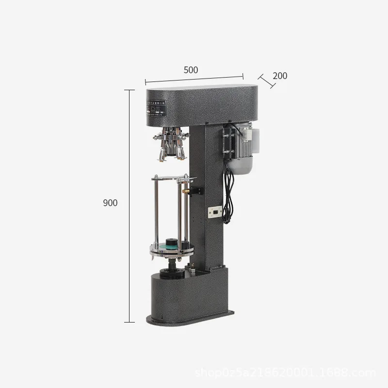 DK-50D Anti-Theft Cover Sealing Machine Pressure Thread Capping Machine Aluminum Iron Cover Salt Water Bottle Glass Wine Bottle