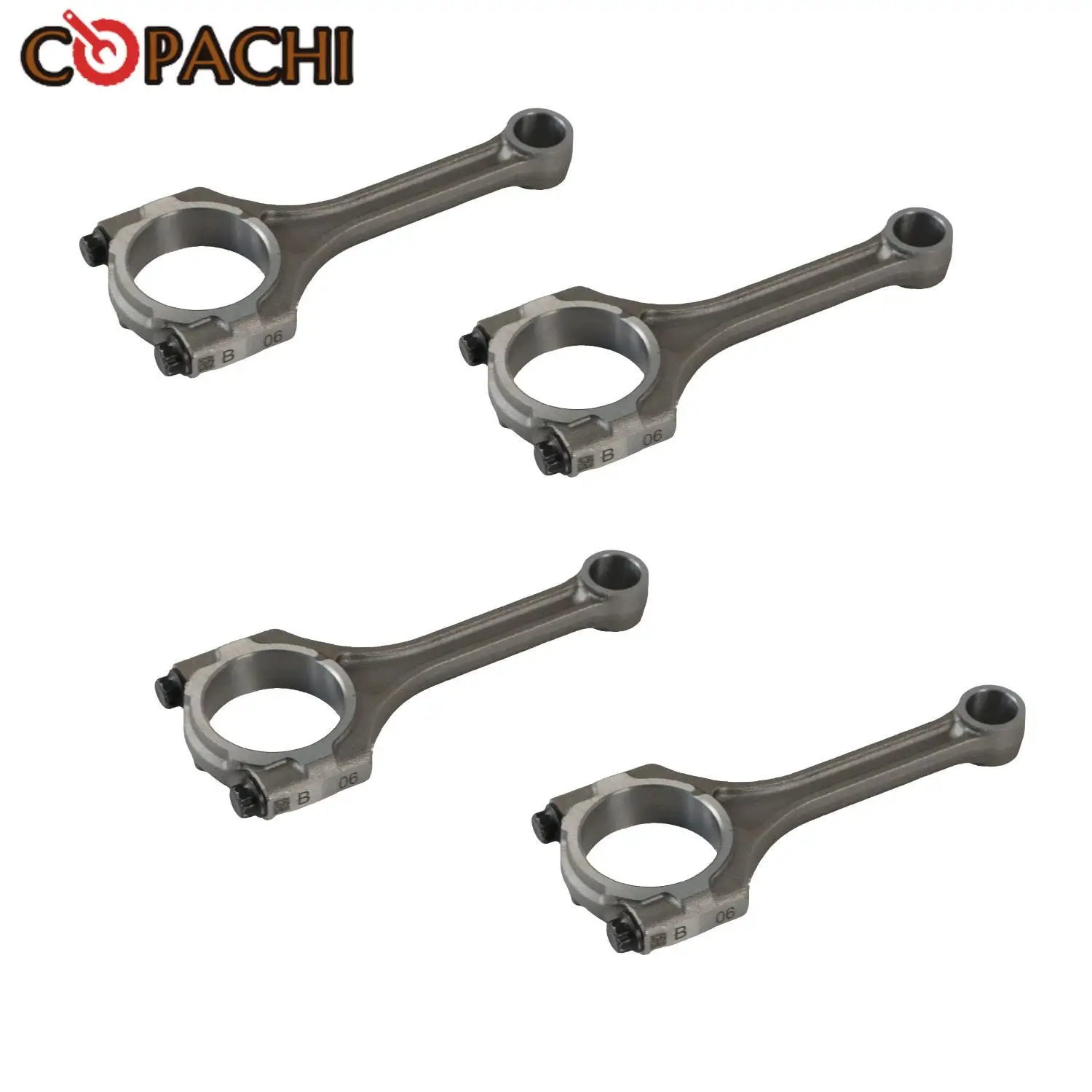 

4Pcs Engine Connecting Rod & Bearing Set 23510-2B000 for Hyundai Accent Verna Creta Elantra HB20 Kia Forte Cerato 1.6L G4FG