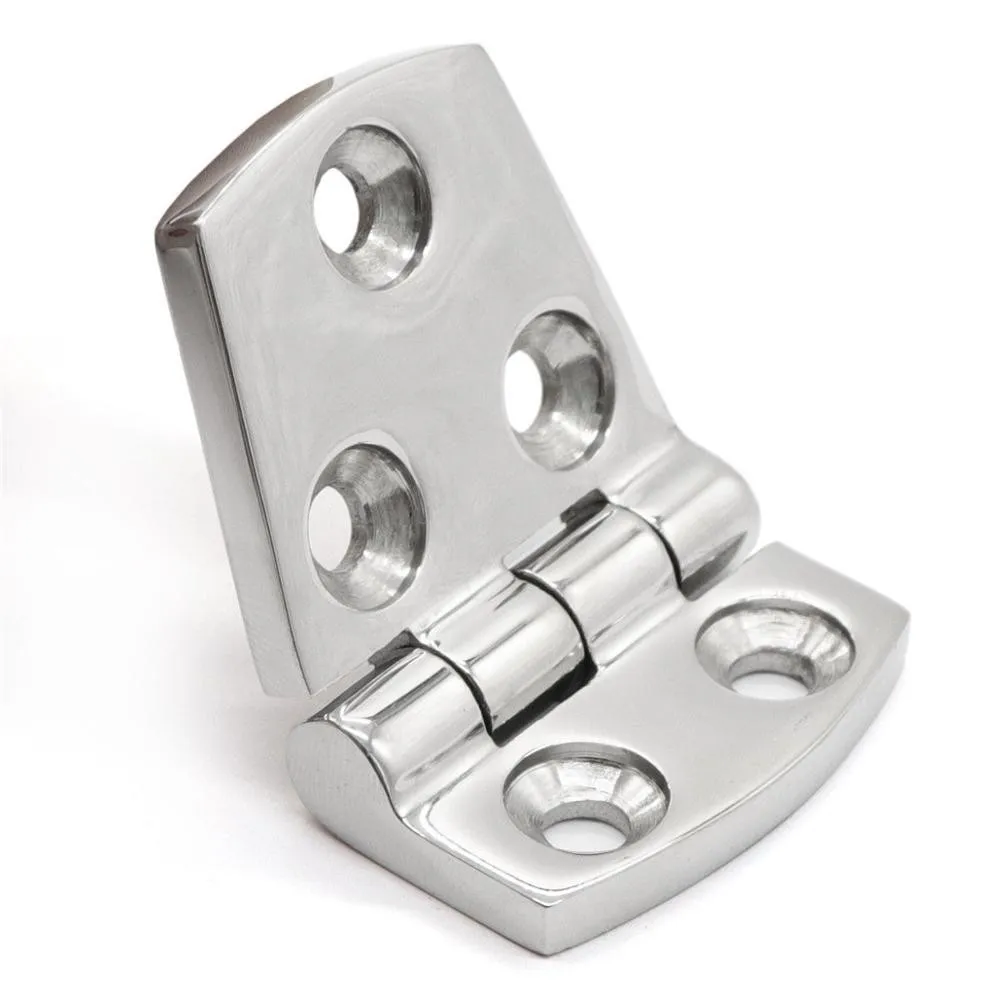 316 stainless steel thickened trapezoidal five hole hinge folding buffer hinge cabinet door fixed hinge for household use