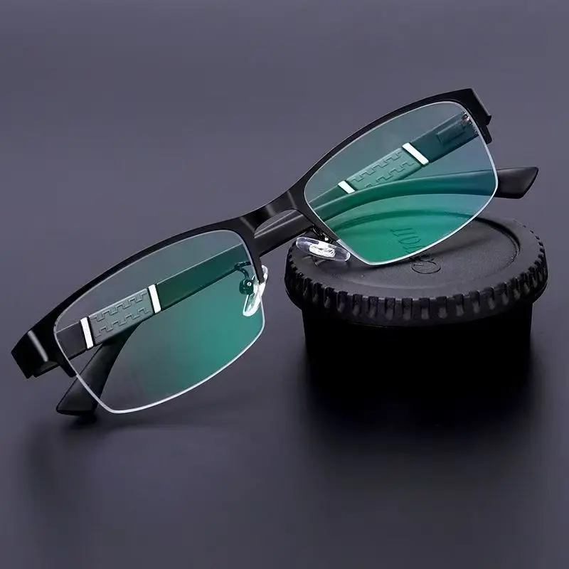 Men Reading Glasses Retro Business Hyperopia Eyewear Anti Blue Light Reading Glasses 0 +1.0 To +4.0 Glasses