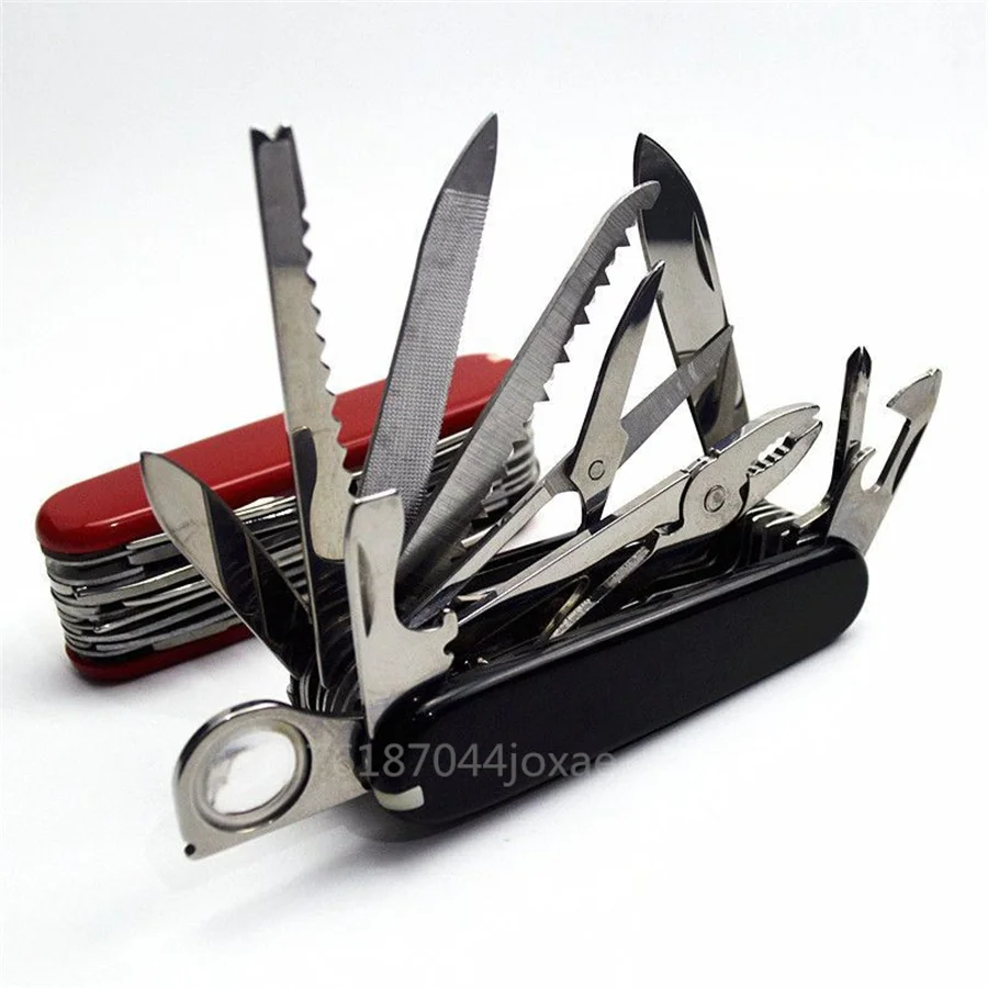 Multifunctional Pocket Knife 30 Basic Functions Multitool Swiss Hand Tools Army Knife Outdoor Camping EDC Gear Survival Knives