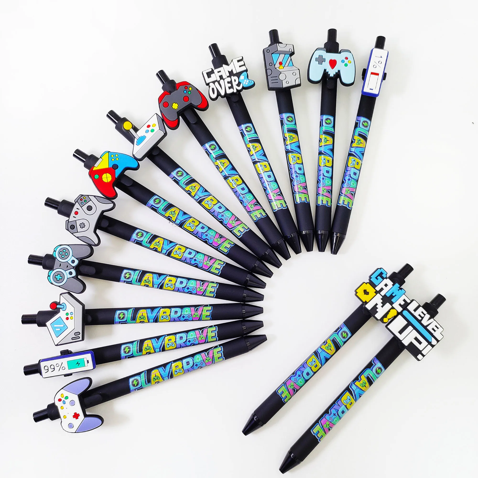 

7 шт./14 шт./25 шт., серия контроллеров игровой консоли, шариковая ручка с принтом, студенческий пишущий пресс, нейтральная ручка, подарок на день рождения.