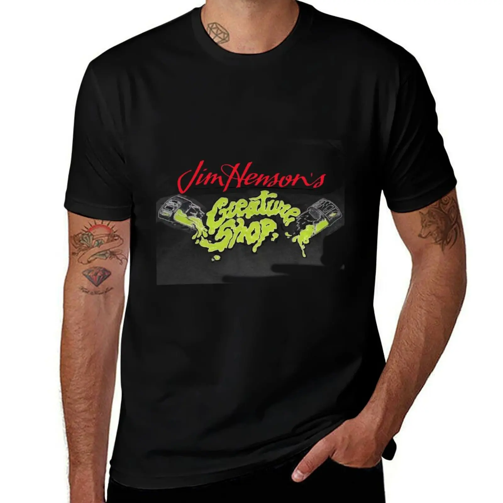 

Jim Henson's Creature Shop from TMNT2 Ninja Turtles T-Shirt T-shirts man new gifts and t-shirts Blouse men t shirts