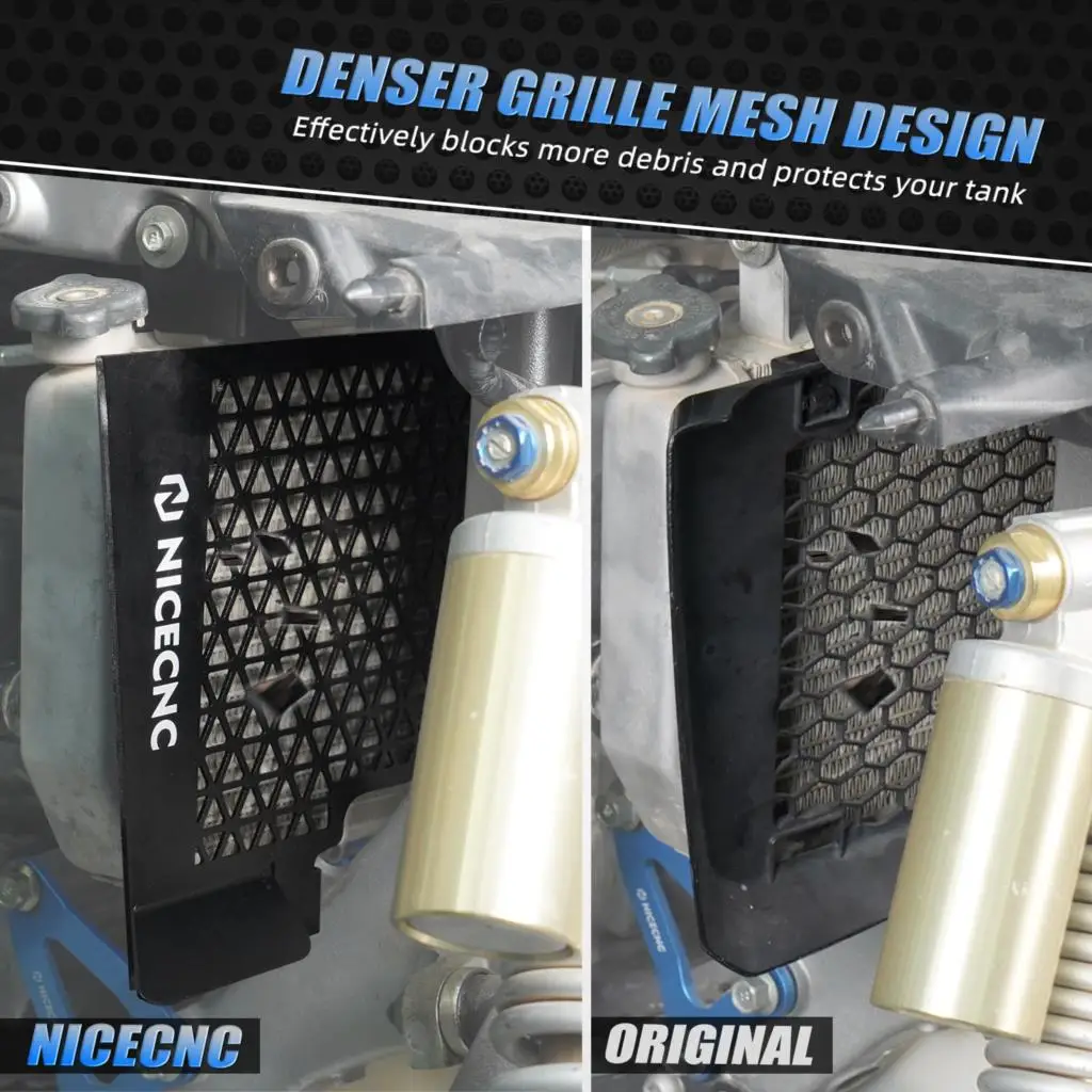 NICECNC Kühlergrillabdeckung für Yamaha YFZ450R 2009-2013 und Yamaha YFZ450X 2010-2011 ATV, ersetzt 18P-12467-00-00, Aluminium – Detail 11