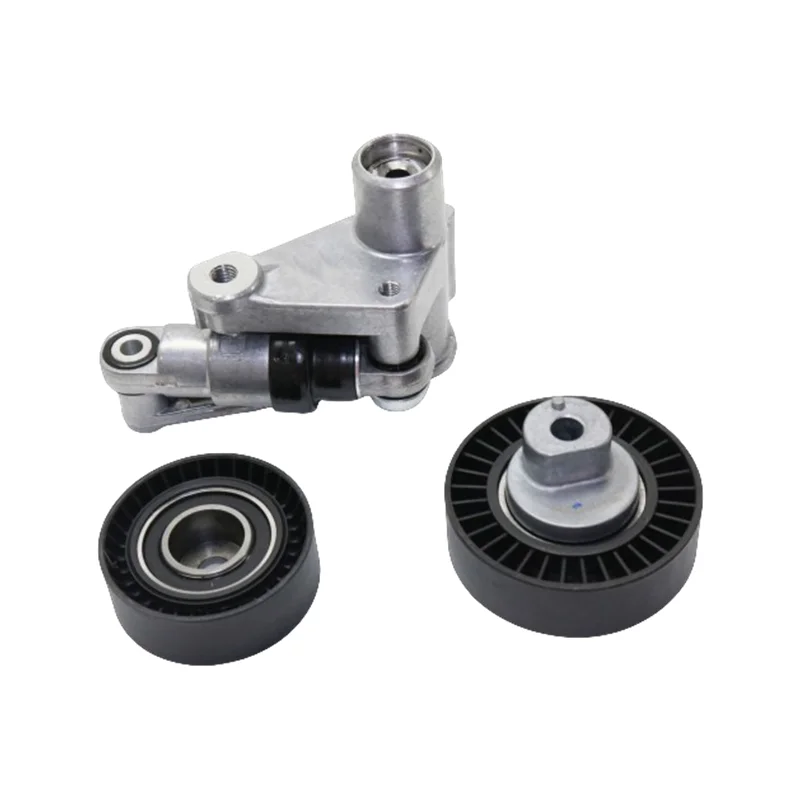 11287838797 Serpentine Belt Tensioner w/ Pulley for BMW E34 E36 E39 E46 E53 E60 E83 E38 E85 E65 E66 E67 323 325 330 X3 Z4 525 52