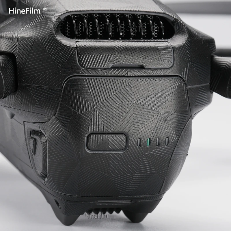 WRAPGRADE Vinilo Adhesivo Parcial Para DJI Mavic 4 Pro – Color Negro Camuflaje Texturizado, Compatible Con Funda Completa (se Vende Aparte)