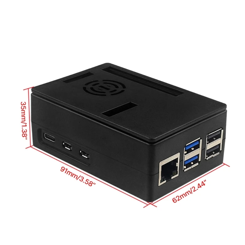 غطاء واقي للتحكم في الحرارة لصندوق الضميمة الواقي للوحة RPI