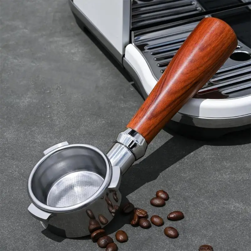

Y5LF 54mm Bottomless Portafilter Stainless Steel Espresso Portafilter with Wall Rack Bottomless Portafilter with Handle 54mm