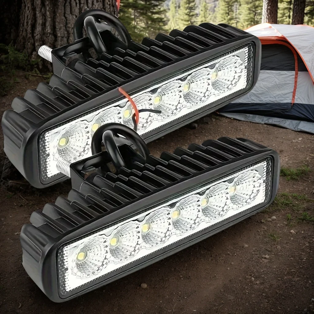 

1PC Super Bright Car LED Light - Waterproof Black Cover DRL for Off-Road SUV Truck (No Battery)