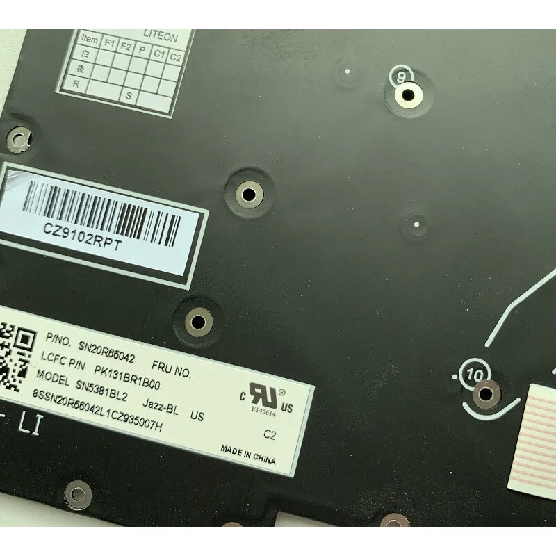 Z FOR Lenovo Thinkpad T490s T495s US Laptop English Backlit Keyboard
