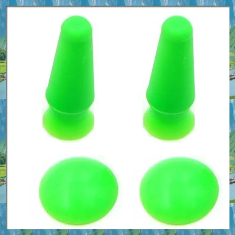 

AB07 HOT Silicone Eyeball Protective Cover Embedded Wire Double Eyelid Protectors Prosthetic Eye Piece Suction Cup Green