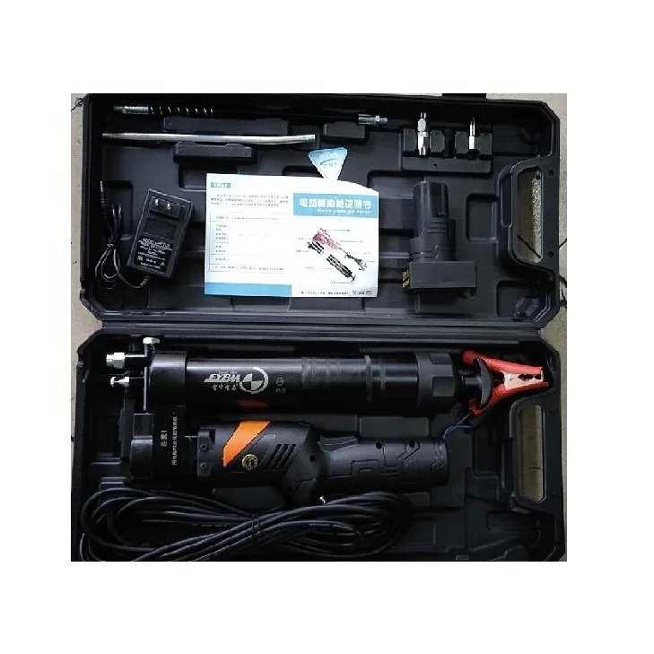 

Electric Battery Grease Gun Coupler Carry-on Easy To Refuel Rechargeable For Excavator Machine