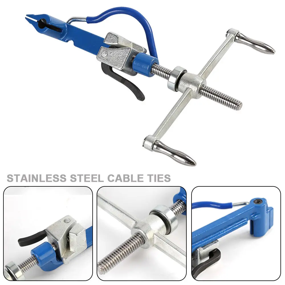 Multi-Functional Strapping Tensioner Stainless steel Band Strapping Tool Pliers Strapper Packer Manual Metal Tie Cutting Tool