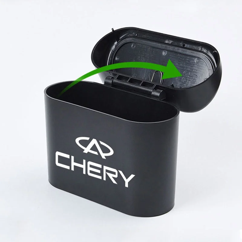 1Pcs Hanging ABS Car Trash Bin Storage Case Box For Chery Tiggo 8 7 6 4 3 5x Pro Arrizo Omoda 5 FX Fulwin Face QQ Accessories